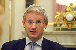 Carl Bildt slinter aldrig på tungan!